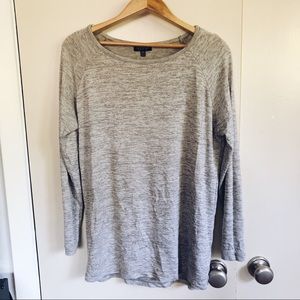 Gray TOPSHOP long sleeve shirt